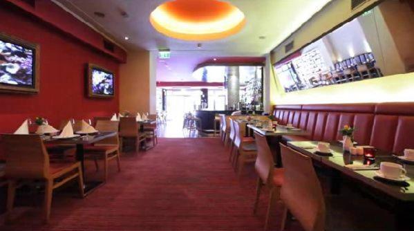 Cityhotel Monopol Hamburg Restoran foto